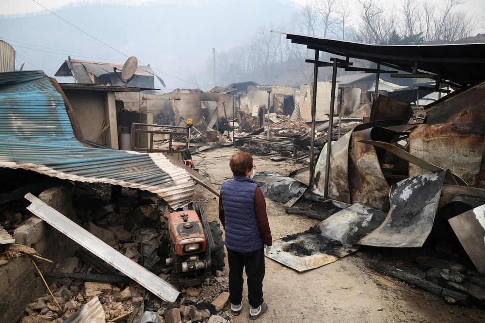 Pope Francis prays for victims of deadly wildfires in South Korea
